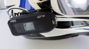 Motorcycle helmet camera