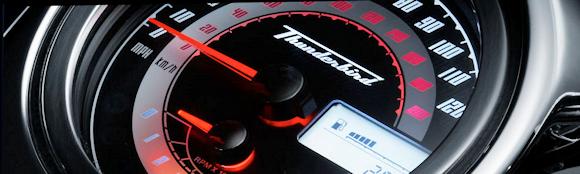 Triumph Thunderbird instruments