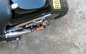 Motorbike Registration Holder