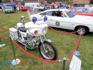 Yamaha 650 Police motorcycle