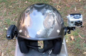 Drift HD and GoPro Hero2 mounted for comparison