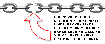 check for broken links