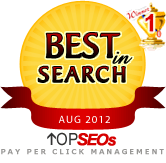 #1 Pay Per Click Management Company August 2012